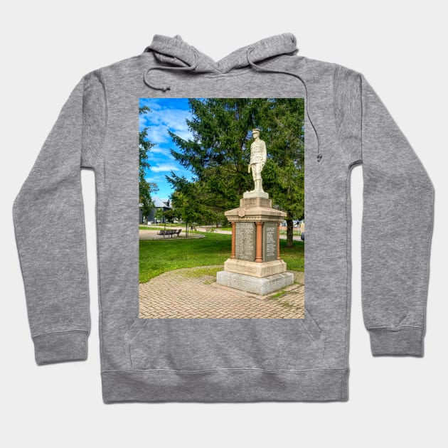 The Orangemen War Memorial Sydney Cape Breton Hoodie by Debra Martz